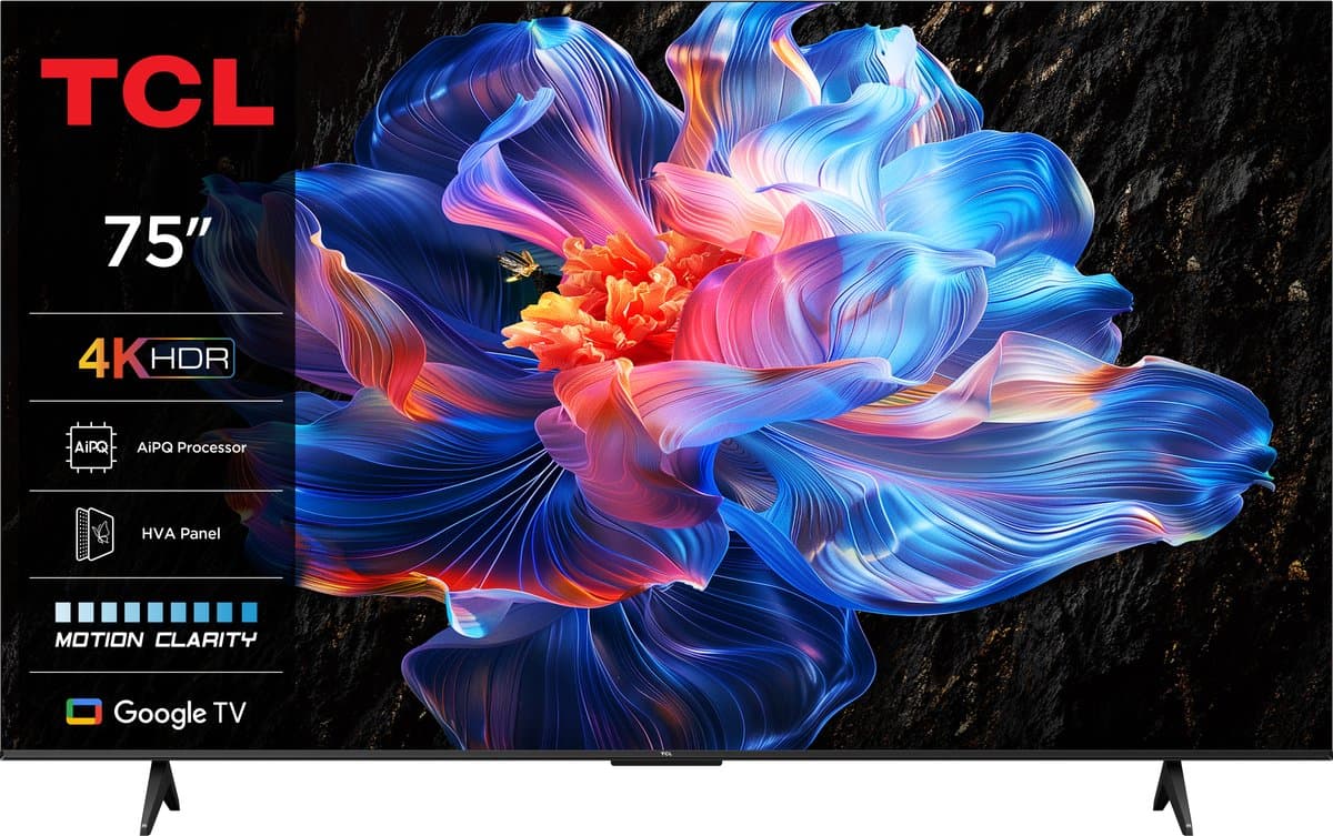 TCL 75P69K - 75 inch - 4K LED - 2025 - Smart TV — afbeelding 1