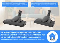Kleanburg® - Miele - Stofzuiger Mondstuk - Kliksysteem - Parkeerhaak — thumbnail 4