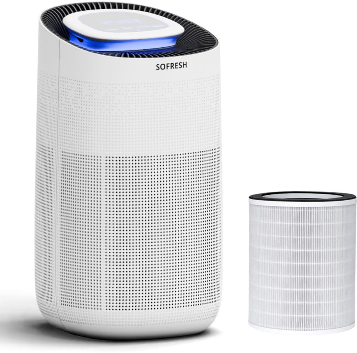 Sofresh luchtreiniger met app - 80 m² - Automatische stand + 6-in-1 filtersysteem - Luchtkwaliteitsindicator - Ionisator - UV - Luchtfilter - Air purifier met HEPA-filter — afbeelding 1