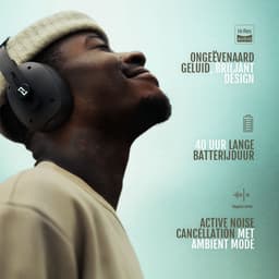 Repeat Audio Prince Koptelefoon – Noice Cancelling – Draadloos - Bluetooth – Over-ear – Modulaire Hoofdtelefoon – Headset – Puur Geluid - Zwart — thumbnail 3