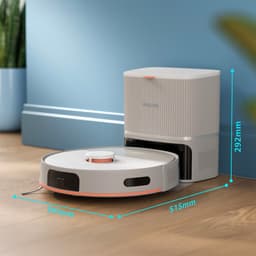 Philips Homerun 5000-serie Robotstofzuiger Met Dweilfunctie en Automatisch Leegstation- XU5100/20 - 10000 Pa Extreme Zuigkracht - Dubbele Dweilen — thumbnail 4