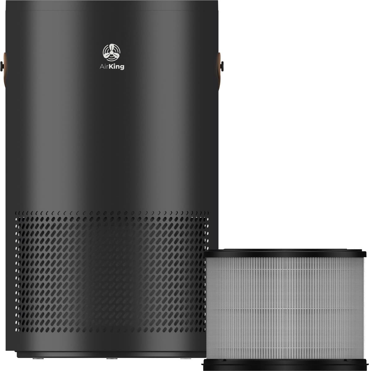 AirKing Luchtreiniger HEPA 13 + koolstoffilter, UV-C filter, Ionisator - Air Purifier tegen huisstofmijt, hooikoorts, allergie en stof - 230 m³/u — afbeelding 1
