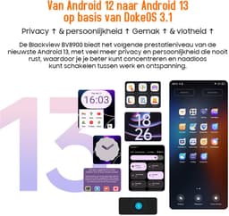 Blackview BV8900 - Robuuste Smartphone - 16GB RAM - 256GB - Warmtebeeldcamera - 6.5 inch - 10000mAh - IP68 Waterdicht - Outdoor Mobiele Telefoon - NFC - GPS - Oranje — thumbnail 12