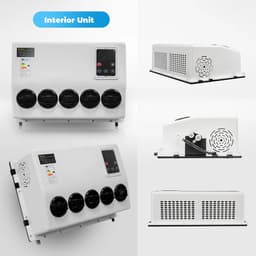 Airconditioner - Air conditioning - 10000 BTU - 150-500m³/u - 1-3KW - 24V Efficiënte Koeling, Met Afstandsbediening, voor RV, camper, Vrachtwagens, Boten — thumbnail 3