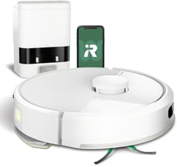 iRobot Roomba® 105 Combo + AutoEmpty Dock - Robotstofzuiger met Dweilfunctie - Wit (Y3512) — thumbnail 1