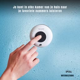 MMP ® Douche Radio - Radio - Douche Speaker - Wit -4cm x 4cm x 3cm — thumbnail 4