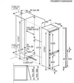 AEG EK6E18S | Inbouw koelvriescombinatie | 178 cm | Nofrost — thumbnail 9