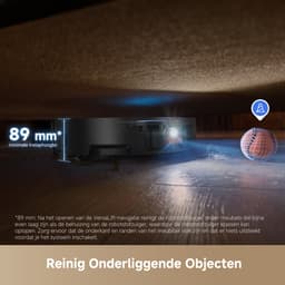 Dreame X50 Ultra Complete - Robotstofzuiger met dweilfunctie - Geschikt voor huisdierharen - Complete Accessoires kit - Eenvoudig schoonmaken van laag meubilair - Zwart — thumbnail 5