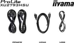 iiyama ProLite XU2793HSU-B7 - 27 inch - Full HD - IPS - USB-Hub (2x) — thumbnail 4