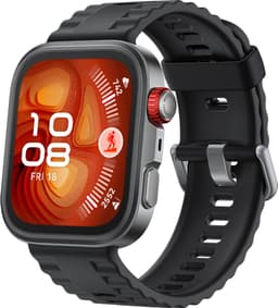 HUAWEI WATCH FIT 4 Pro - Zwart Fluorestomeer horlogeband | Ultra slank design | ECG functie | Geavanceerde sportmodi | Tot 10 dagen batterijduur | Compatibel met iOS & Android — thumbnail 3
