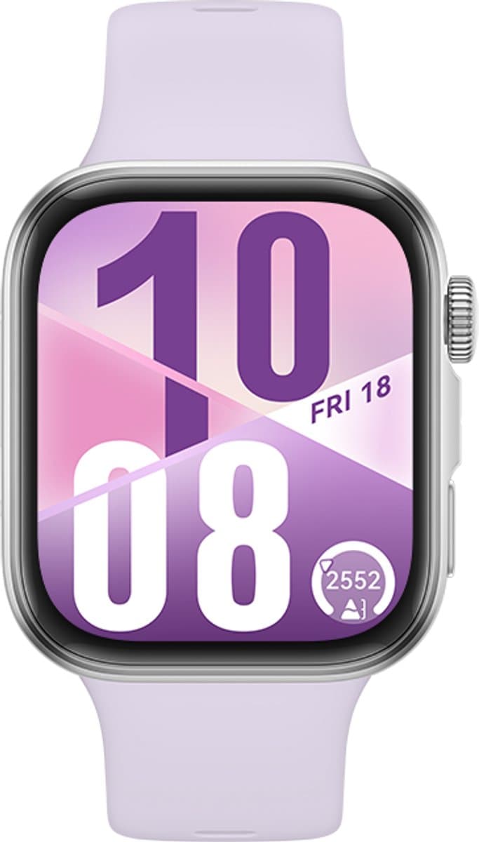 HUAWEI WATCH FIT 4 - Paars Fluoroelastomeer Horlogeband - Ultra slank design | Geavanceerde sportmodi | Tot 10 dagen batterijduur | Compatibel met iOS & Android — afbeelding 1