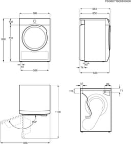 AEG TR78AK12B 7000 SensiDry® - Warmtepompdroger - 8 kg - NL/FR — thumbnail 8