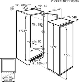 AEG SKE818E1DS - Inbouwkoelkast - 314 liter — thumbnail 4