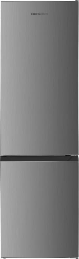 Heinner HC-HM262XE++ Koel-vriescombinatie – 262 L – Elektronische Temperatuurregeling – LED-verlichting – Omkeerbare Deur – RVS – 5 Jaar Garantie — thumbnail 1