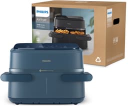 Philips 1000 series NA156/60 - Dubbele airfryer - Heteluchtfriteuse - Vrijstaand - 7,1l - 2450 W — thumbnail 3
