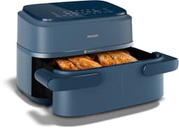 Philips 1000 series NA156/60 - Dubbele airfryer - Heteluchtfriteuse - Vrijstaand - 7,1l - 2450 W — thumbnail 4