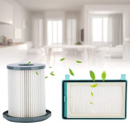 Filterelement tweedelige set - HEPA Filter - 1x voorfilter + 1 nafilter - geschikt voor Philips Performer Expert EasyClean FC8732、FC8733、FC8734、FC8736、FC8738、FC8740、FC8748 — thumbnail 3