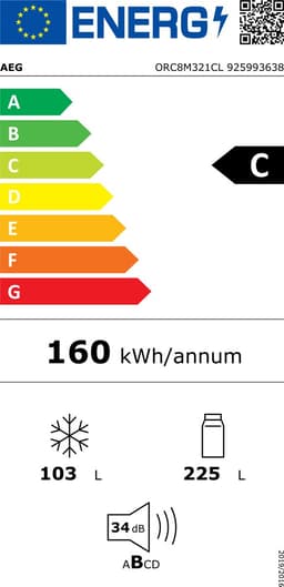 AEG ORC8M321CL Koel-vriescombinatie -C- Cooling 360° WIFI — thumbnail 2
