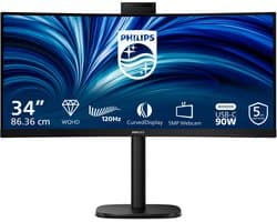 Philips 3000 series 34B2U3600CH/00 computer monitor 86,4 cm (34") 3440 x 1440 Pixels Wide Quad HD LCD Zwart