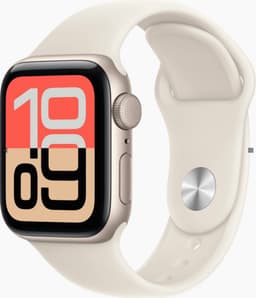 Apple Watch SE 3 - Wifi - 44mm - Starlight Aluminium Case with Starlight Sport Band - S/M — thumbnail 2