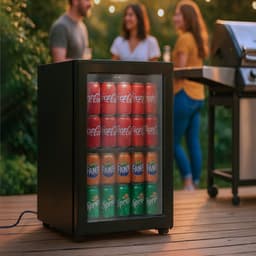 Salora BEVERAGECOOLER93B - Koelkast Tafelmodel - Koelkast - Koelkasten Vrijstaand - 93 l - Glazen deur — thumbnail 5