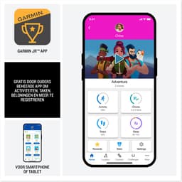 Garmin Bounce 2 - Smartwatch voor kinderen - 43 mm - AMOLED - Live locatie-tracking - Turquoise — thumbnail 7