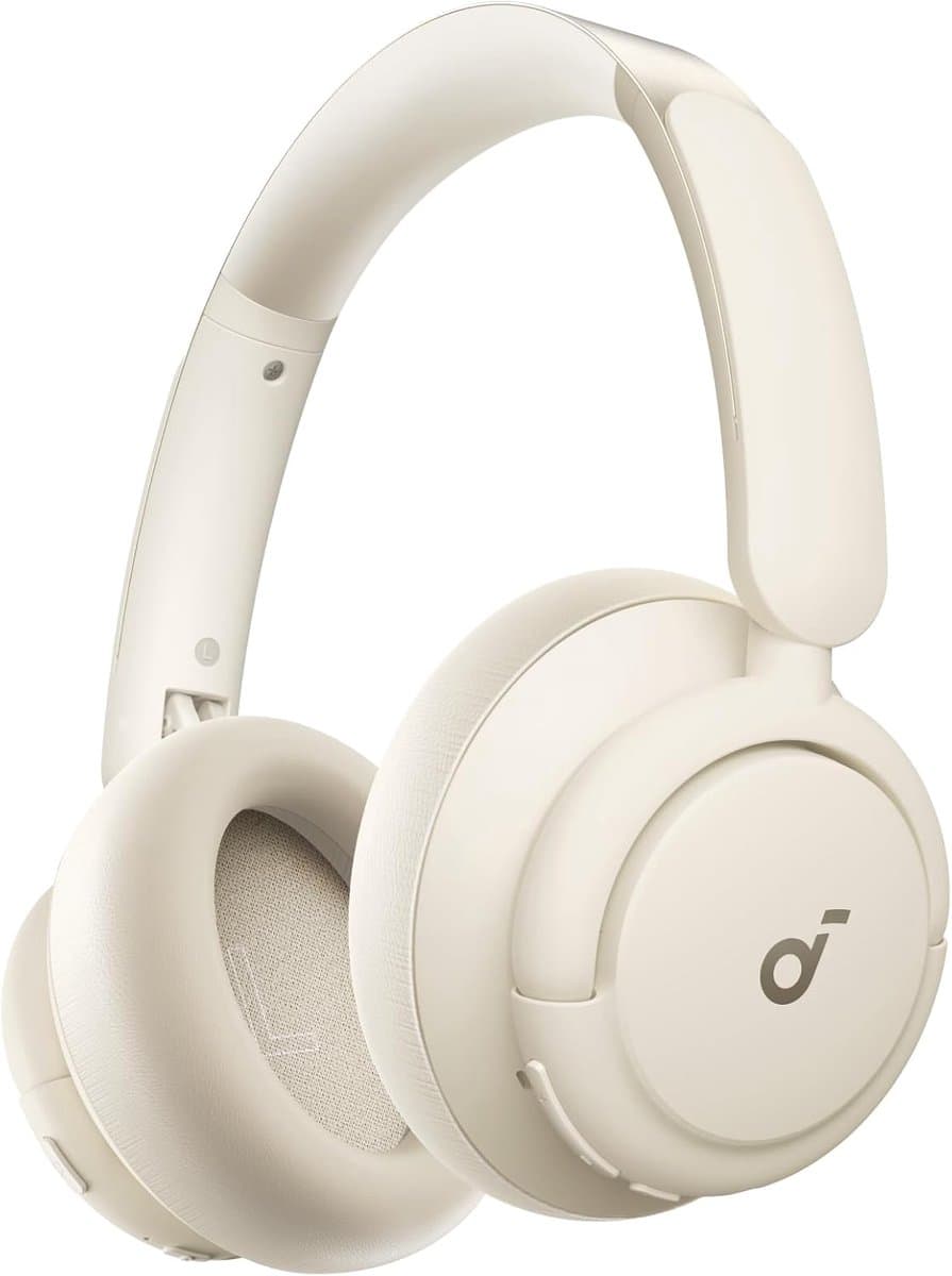 Soundcore by Anker Life Q30 Hybrid Active Noise Cancelling Headphones with Multiple Modes, Hi-Res Sound, 40H Playtime, Fast Charge, Soft Earcups, Bluetooth Headphones, Travel- Wit — afbeelding 1