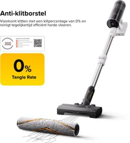 Roborock H60 Pro Draadloze Steelstofzuigers -Stofzuiger - Multifunctioneel-5-traps filtersysteem - LED-scherm - Verwijderbare batterij - 90° bocht - 140° groene verlichting — thumbnail 2