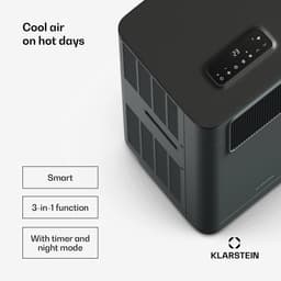 Klarstein Mobiele Airco Breeze Box 9K Portable Airconditioner - 9000 BTU, Smart App & Voice Control, 3-in-1 Koelen, Ontvochtiger & Ventilator, Energieklasse A, voor kamers tot 32 m², Stille werking, Eenvoudig te installeren,6 kW — thumbnail 21