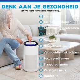 Sofresh luchtreiniger met app - 80 m² - Automatische stand + 6-in-1 filtersysteem - Luchtkwaliteitsindicator - Ionisator - UV - Luchtfilter - Air purifier met HEPA-filter — thumbnail 8