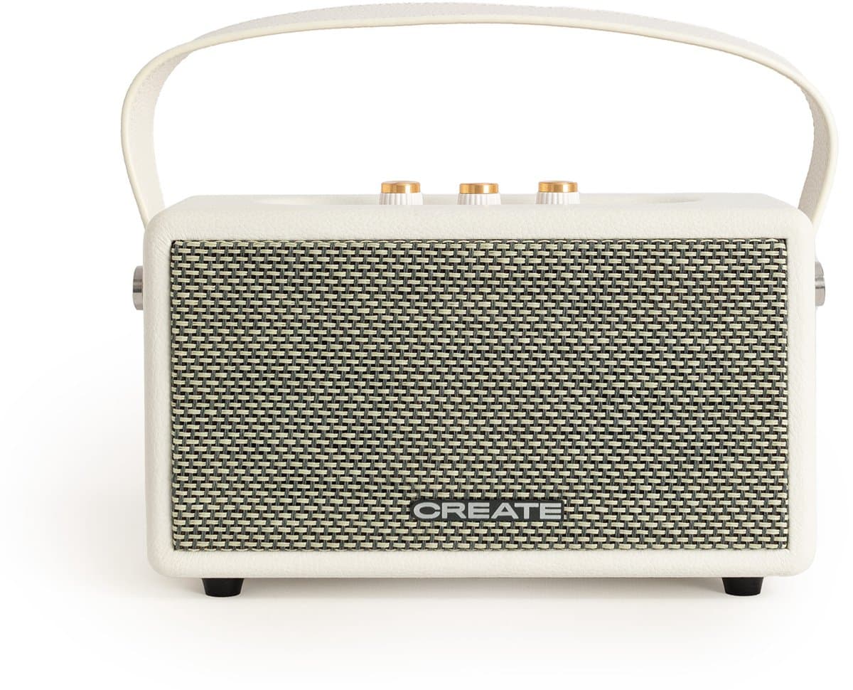 CREATE - Draagbare luidspreker met Bluetooth, USB en AUX, Klein - SPEAKER RETRO — afbeelding 1