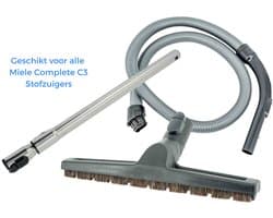 Kleanburg® Geschikt voor Miele Complete C3 - Onderdelen Set – Slang, Telescoopbuis & Parketborstel