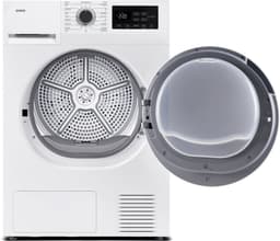 Qonos Warmtepompdroogkast DR1098435– 8kg – Energieklasse E – 16 Programma’s – Stil & Efficiënt – Roestvrijstalen Trommel – Zwarte Deur — thumbnail 8