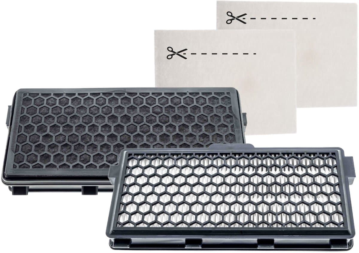 Kleanburg® Filterset voor Miele – 2x Active AirClean Filters + 2x Motorfilters – Vervangt Miele SF-AA50 – Geschikt voor Classic C1, Compact C1 & C2, Complete C2 & C3, Guard S1/L1/M1 en S4000 series — afbeelding 1
