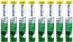 Steradent Reinigingstabletten - Active Fresh 8 x 30 Tabletten — thumbnail 1
