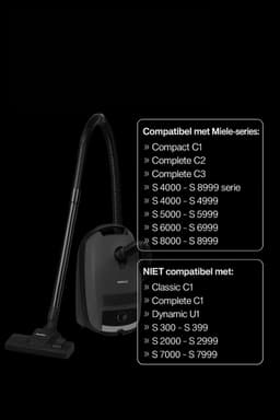 Somstyle Actieve HEPA Filter Set 2 Stuks Geschikt voor Miele Classic Compact C1, Complete C2 & Complete C3 - Vervangbaar - Stofzuiger onderdelen — thumbnail 9