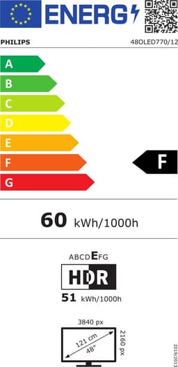 Philips 48OLED770 - 48 inch - 4K OLED - 2025 - Buitenlands model — thumbnail 2