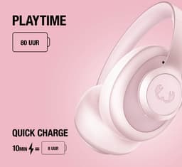 Fresh 'n Rebel Clam Blaze 2 – Draadloze Bluetooth Koptelefoon – 80 uur Speelduur – Inclusief App - Met volume wiel - Pastel Pink — thumbnail 5