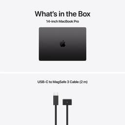 Apple MacBook Pro 14-inch - 2025 - M5 10C-CPU & 10C-GPU - 16 GB - 512GB - Spacezwart — thumbnail 2