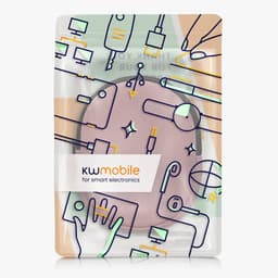 kwmobile hoes geschikt voor Anker Soundcore Q20i - 20 x 16 cm - Beschermhoes voor headset in donkerroze - Van neopreen — thumbnail 3