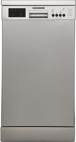 Heinner HDW-FS4506DSE++ Vrijstaand Vaatwasser – 10 Couverts – 6 Programma’s met Extra Droogoptie – LED Display – AquaStop – Kinderslot – Zilver – 5 Jaar Garantie — thumbnail 1