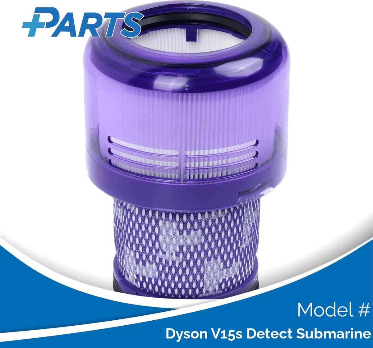 Dyson V15s Detect Submarine Filter (Plus.Parts® alternatief voor 970013-02) — afbeelding 1