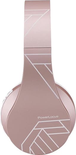 PowerLocus P1 Bluetooth Koptelefoon – Draadloos – Over Ear – Met Microfoon – Inklapbaar - incl. Hoes – Rose Gold (PL Line Collectie) — thumbnail 2