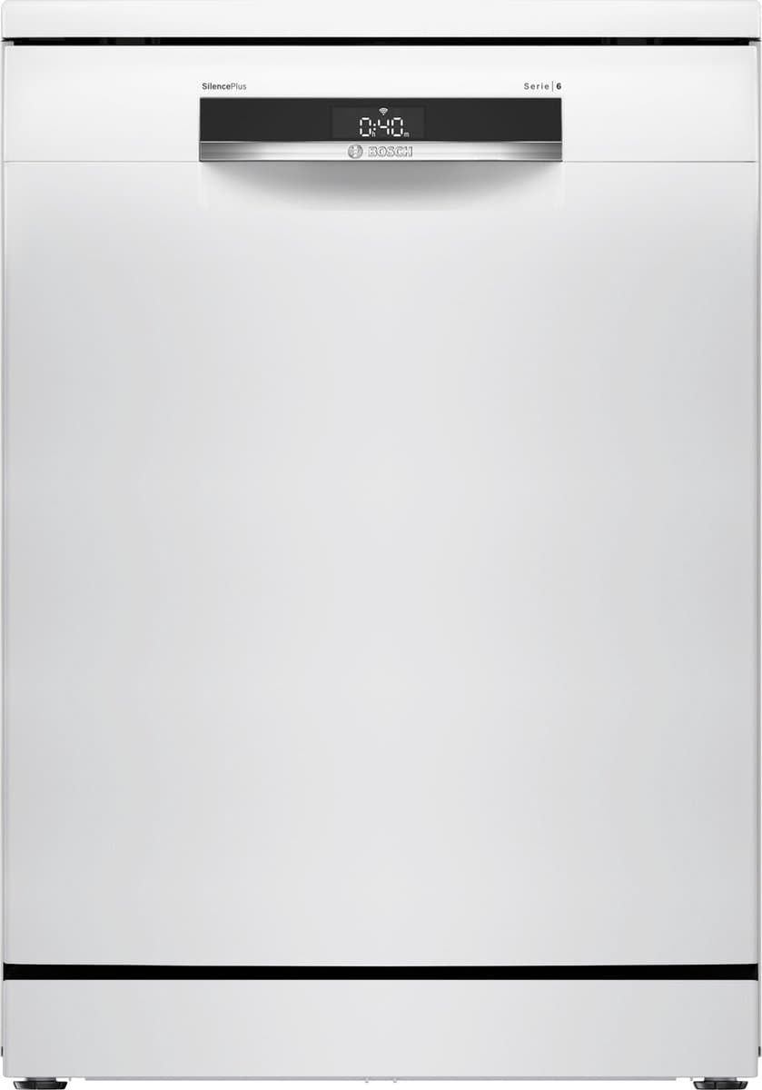 Bosch SMS6ECW15E - Serie 6 - Vrijstaande vaatwasser - 60 cm - Wit - Energielabel A - Home Connect — afbeelding 1