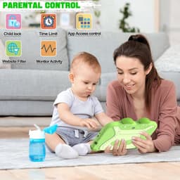 Mrs. Jones 7-inch Kids Tablet Android 7 inch Quad Core 2GB RAM 32GB ROM Children Tablet Kinderen with Youtube Google Play Geschikt Voor Jongens en Meisjes Van 3 Tot 14 Jaar Oud (Groen) . — thumbnail 3