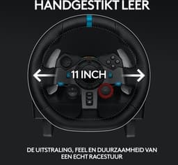 Logitech G29 - Gaming Stuurwiel - Driving Force - Racing + Pedalen - PS4, PS5 & PC — thumbnail 21