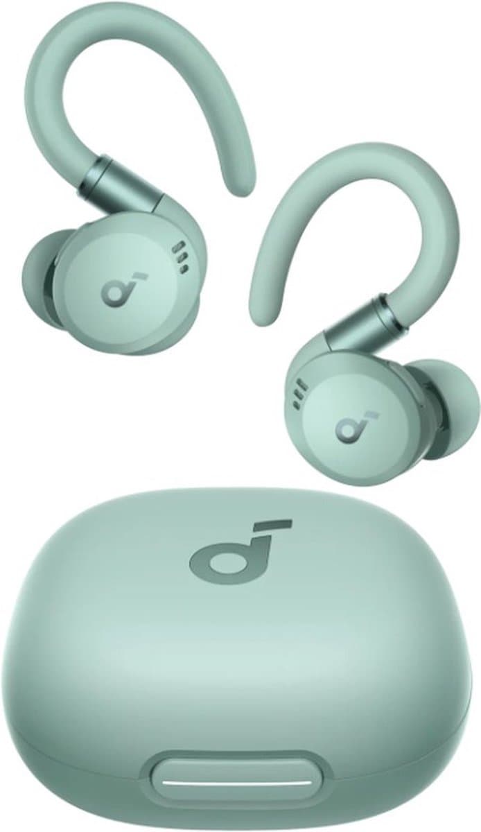 soundcore Sport X20 by Anker, True-Wireless Workout Earbuds, Rotatable and Extendable Ear Hooks, Noise Cancelling, Deep Bass, IP68 Waterproof, Sweatproof, Dustproof, 48H Play, Sport Earbuds for Gym — afbeelding 1