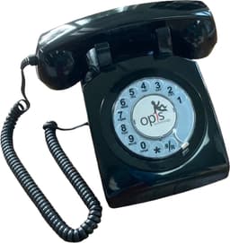 Vaste Telefoon via GSM mobiele netwerk - met SIM-kaart - 4G - 60 draaischijf - zwart — thumbnail 2