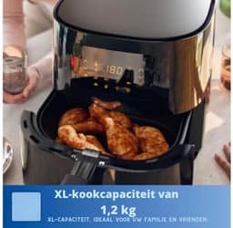 Airfryer XL HD9280/70 Friteuse met Aansluiting — thumbnail 2