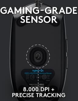 Logitech G203 LIGHTSYNC - Bedrade Gaming Muis - RGB verlichting - Zwart — thumbnail 18